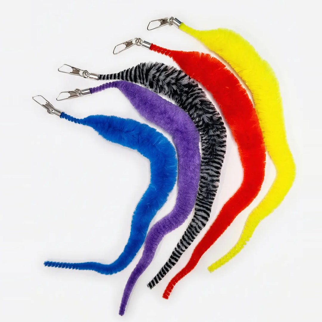 Wymienna końcówka do wędki robak